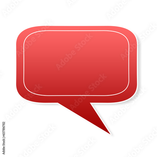 Speech Bubble. Talk bubble. Cloud speech bubbles collection. Vector