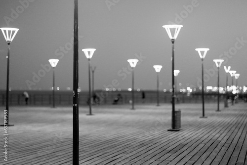 Night led street lights with energy-saving lamps for fashion beauty