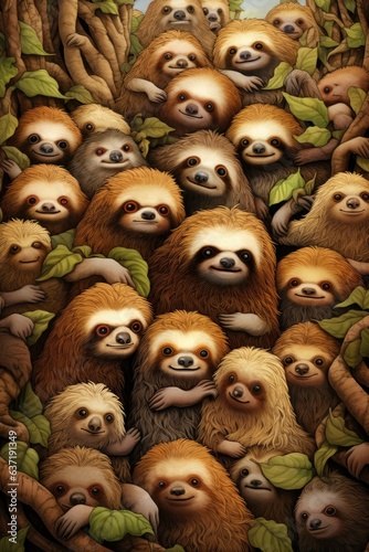 very much sloths