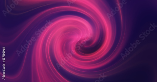 Purple background of twisted swirling energy magical glowing light lines abstract background