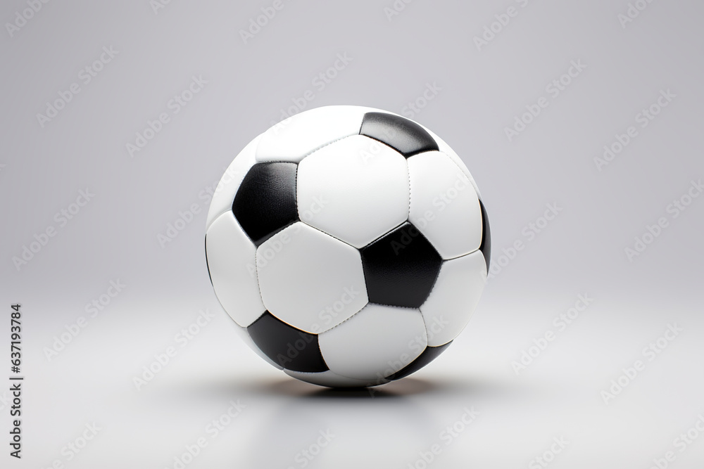 Soccer ball isolated on white backgroun