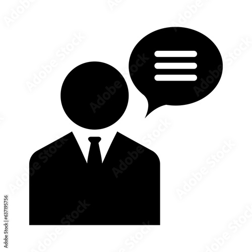 business support flat icon design