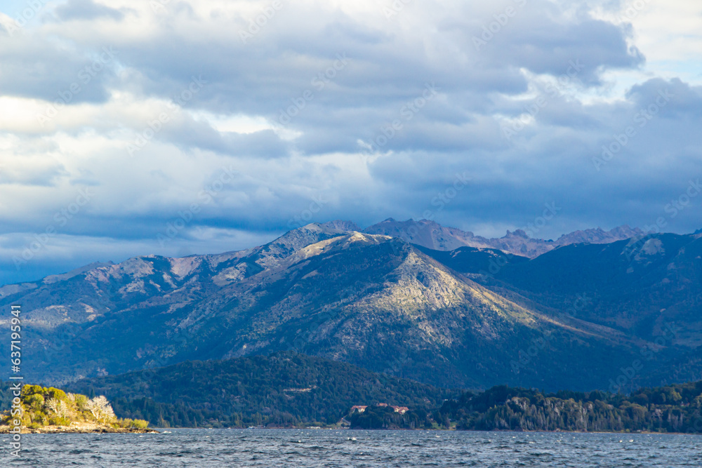 Bariloche beautiful scenic views, landscapes, mountains and lakes Patagonia Argentina