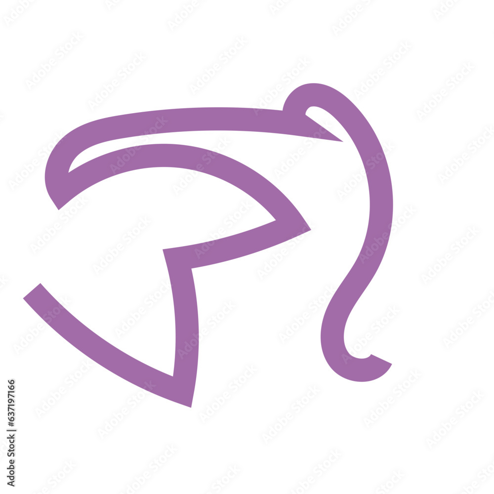 Purple squiggly line Purple squiggly line