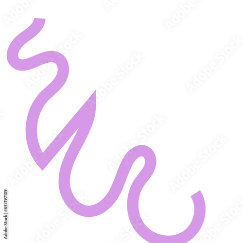 Purple squiggly line 