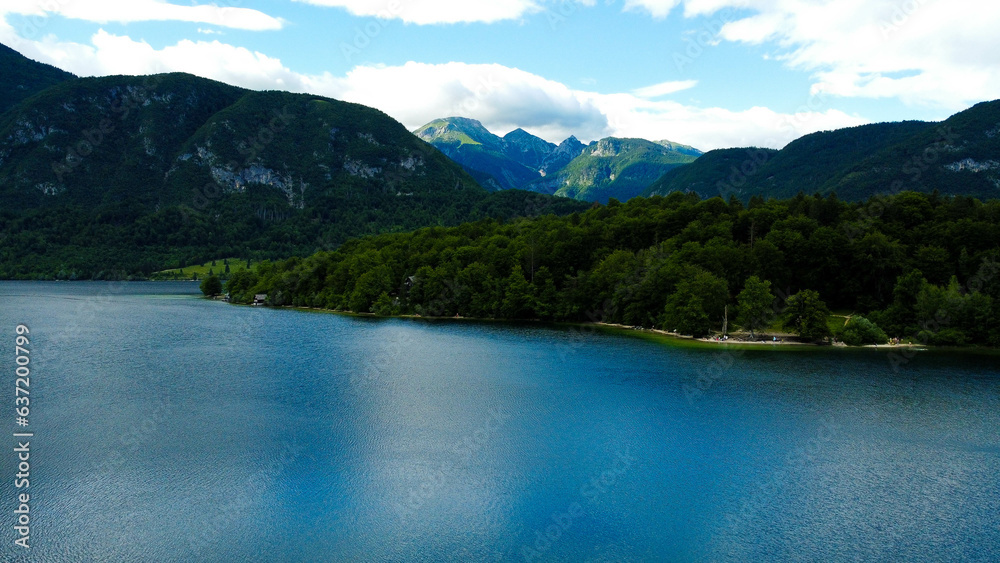 Lake Bohinj, Slovenia. Amazing mountains