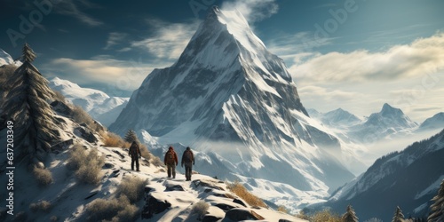 Majestic Heights: Achieving Accomplishment in the Alpine Challenge