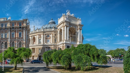 the Opera and Ballet Theater in Odessa, Ukraine