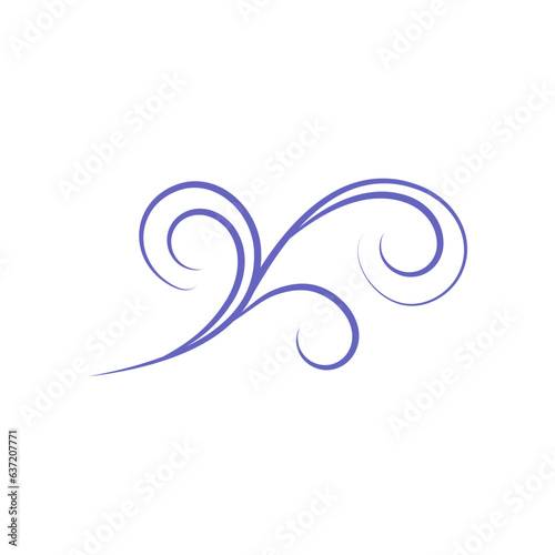 abstract blue background with swirls