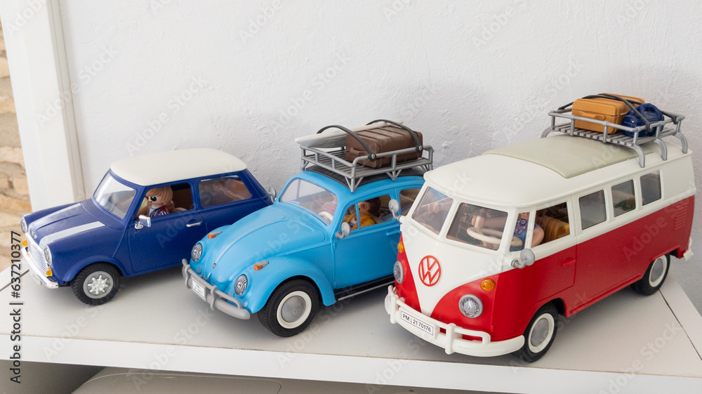 Figuras Para Armar Playmobil Volkswagen T1 Camping Bus Cantidad De