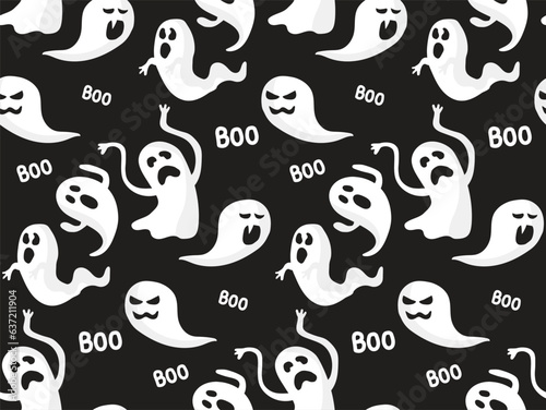 Happy halloween seamless pa...