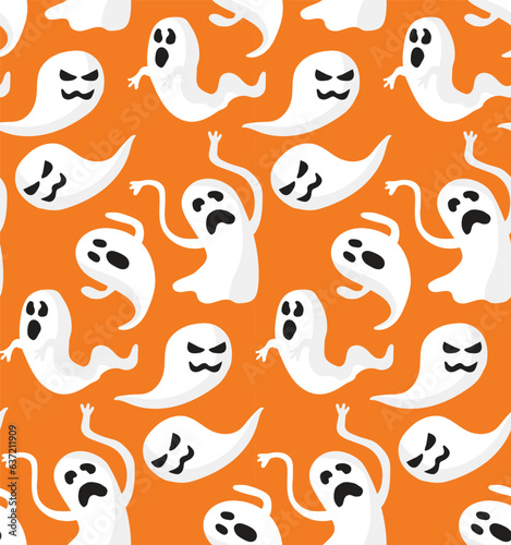 Happy halloween seamless pa...