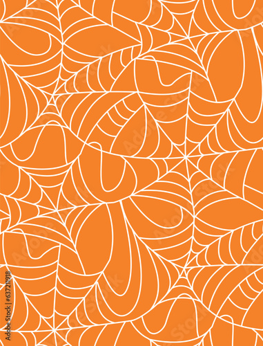 Halloween seamless spider w...