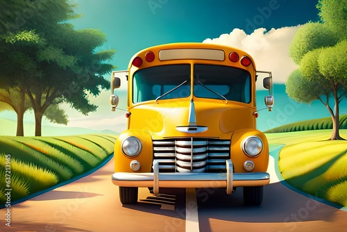 school bus on the street