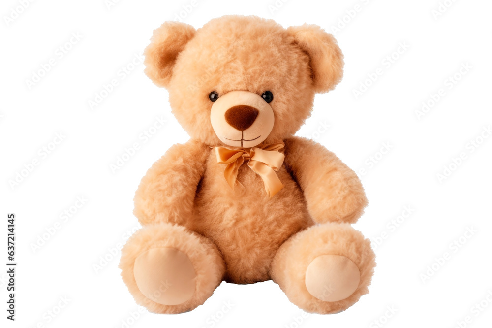 teddy bear isolated on transparent background. png file