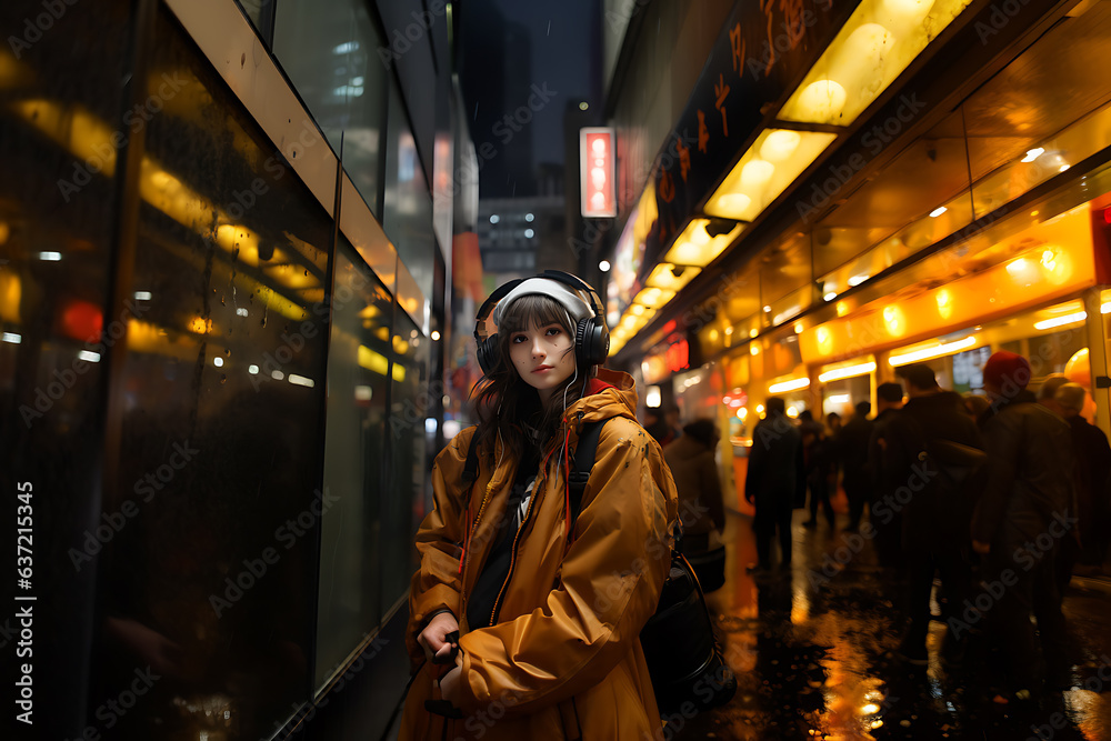 Young girl with cute hair in the style of realistic lighting kawaii Young girl with cute hair in the style of realistic lighting kawaii