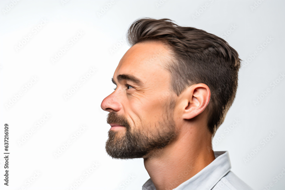 a man with a beard and a white shirt a man with a beard and a white shirt