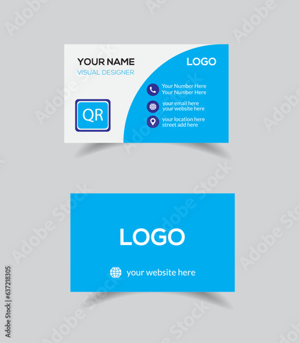 Wallpaper Mural Business Card Layout and Vector illustration print template. Torontodigital.ca