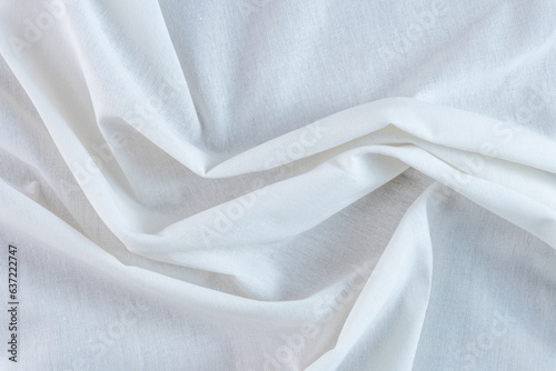 White wavy pattern calico fabric background 