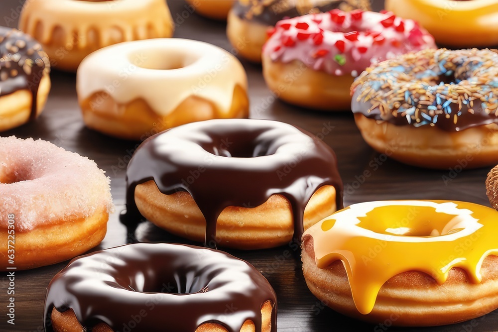 donuts with icing sugar donuts with icing sugar