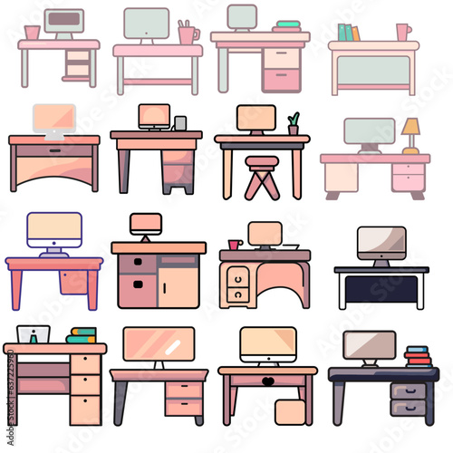 set 0f desk1