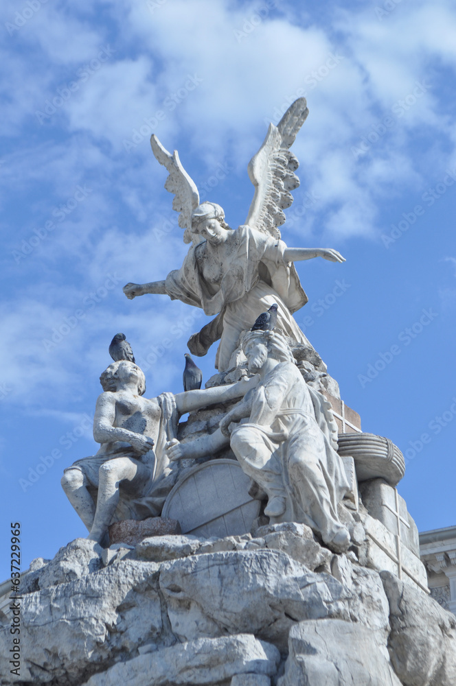 Tritons fountain in Trieste