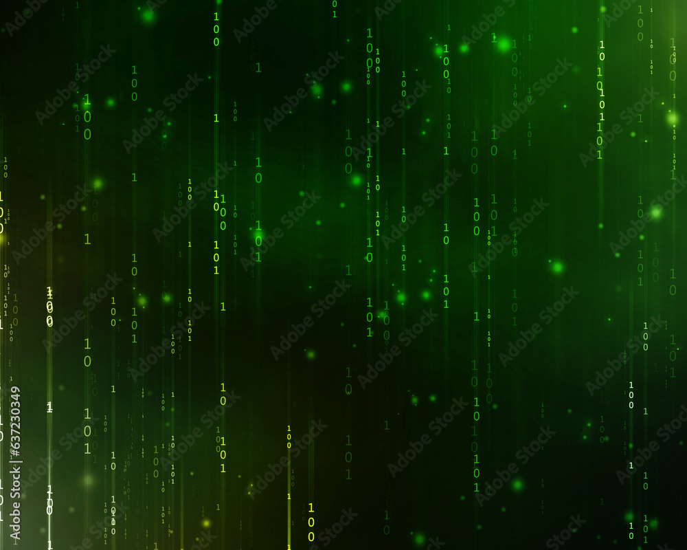 Binary Code Background, Digital Abstract technology background, flowing number one and zero text in binary code format in technology background. Internet Big data Concept Binary Code Background, Digital Abstract technology background, flowing number one and zero text in binary code format in technology background. Internet Big data Concept