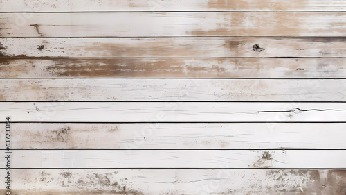 White wooden board timber background. Generative ai design concept.