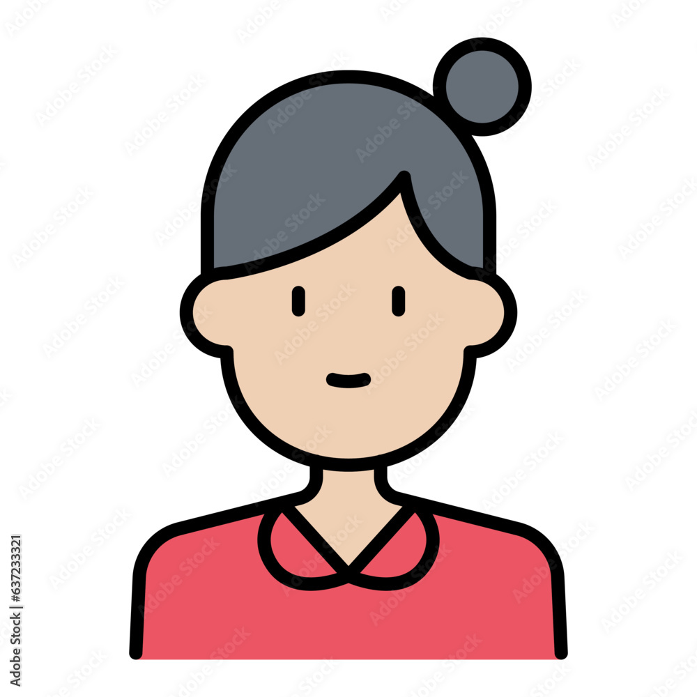 Woman teacher icon