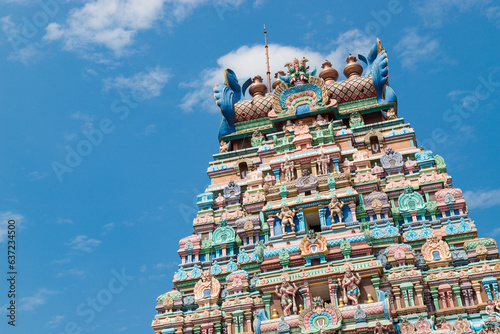 Sri Ranganatha Swamy Temple,Ranga Ranga Gopuram Tower Srirangam, a hindu temple in trichy, Tamil Nadu, India photo