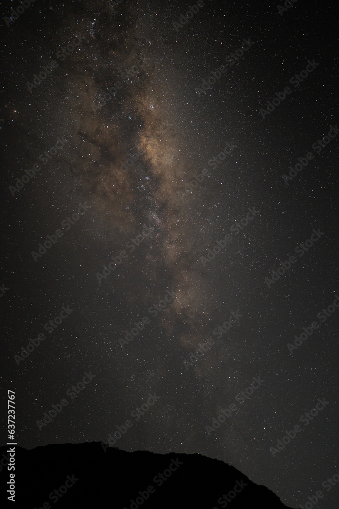 Milky Way Galactic Center Night Sky