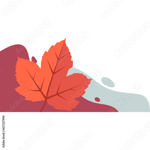 Blob Corner Autumn Plant