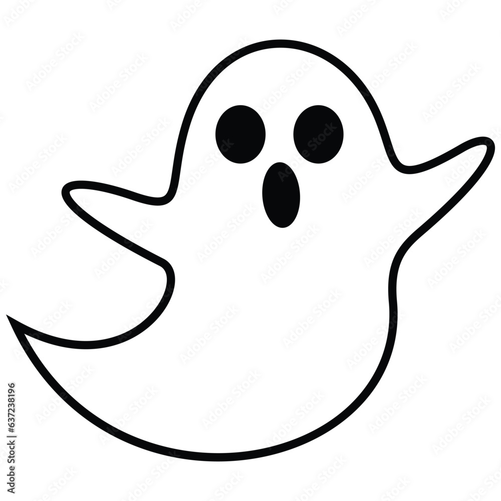 cute halloween ghosts illustration cute halloween ghosts illustration