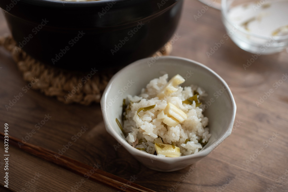 タケノコごはん タケノコごはん