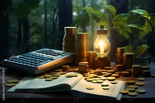 Geldweisheiten im Fokus: Glühbirne, Taschenrechner und Münzen