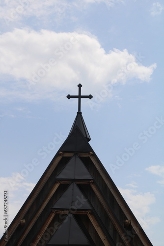 cross on church