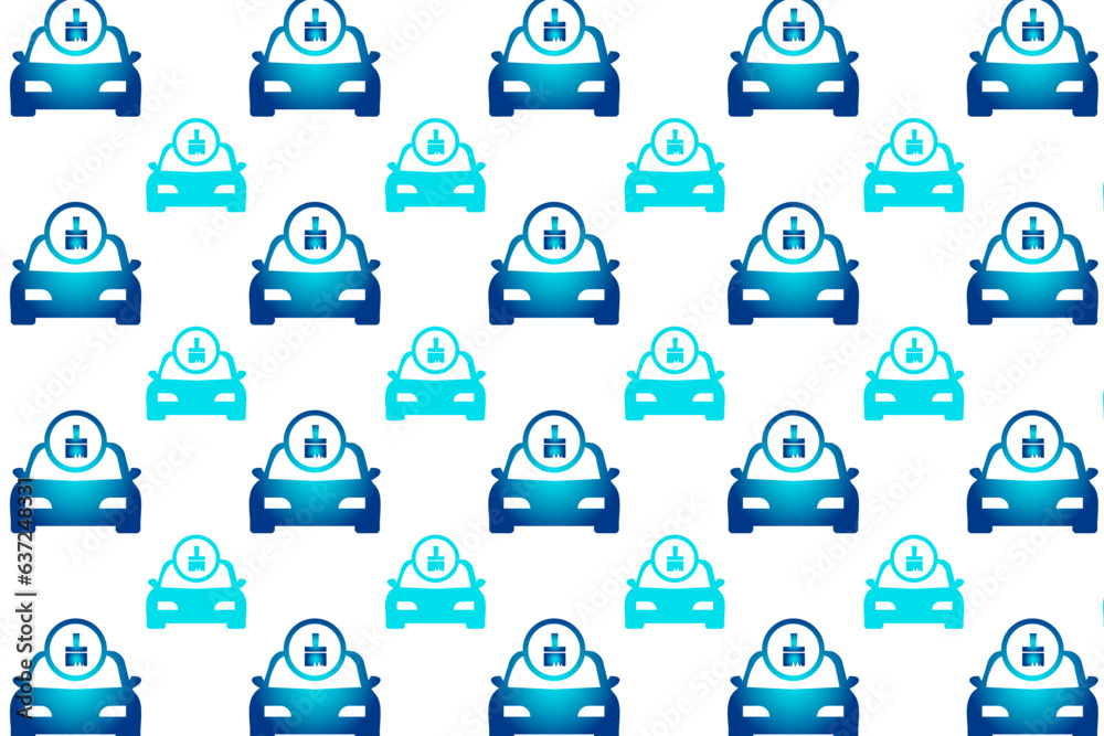 Abstract Painted Car Pattern Background