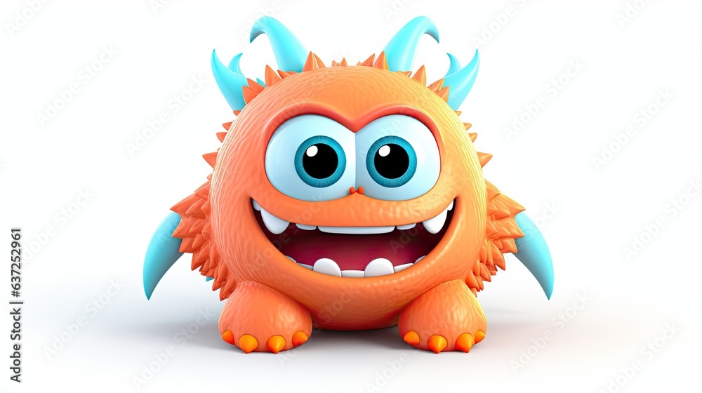 monster animal 3D cartoon characater
