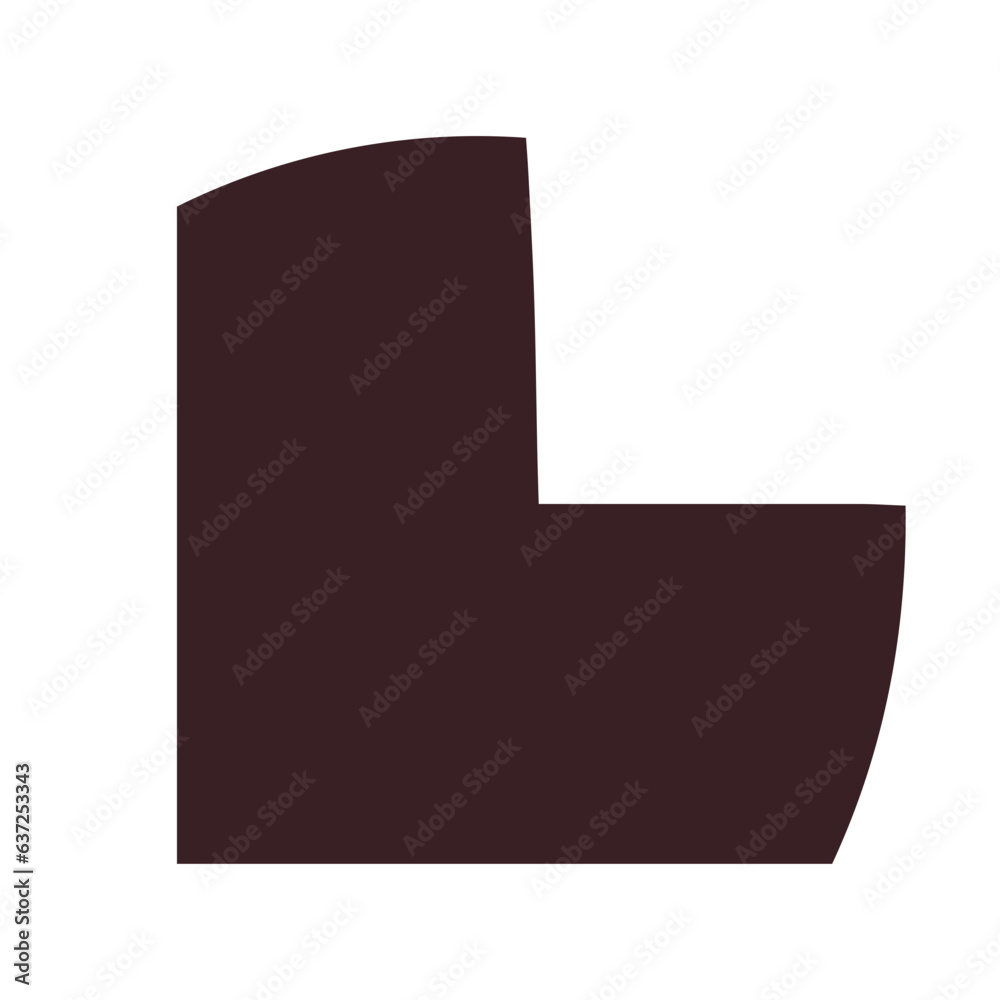 Organic shape flat illustration Organic shape flat illustration