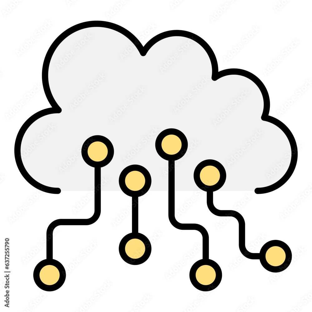 Cloud computing icon Cloud computing icon