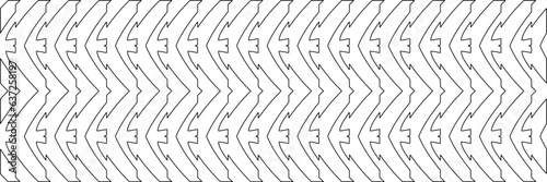 Wallpaper Mural  Stylish texture with figures from lines.Abstract geometric black and white pattern for web page, textures, card, poster, fabric, textile. Monochrome graphic repeating design.  Torontodigital.ca