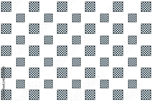 Abstract Empty Chess Board Pattern Background