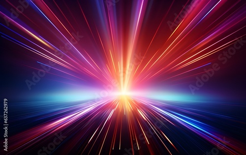 Glowing colorful lights background