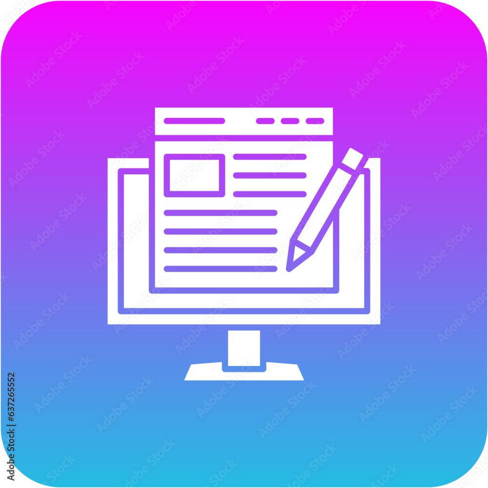 Blogging Icon Blogging Icon