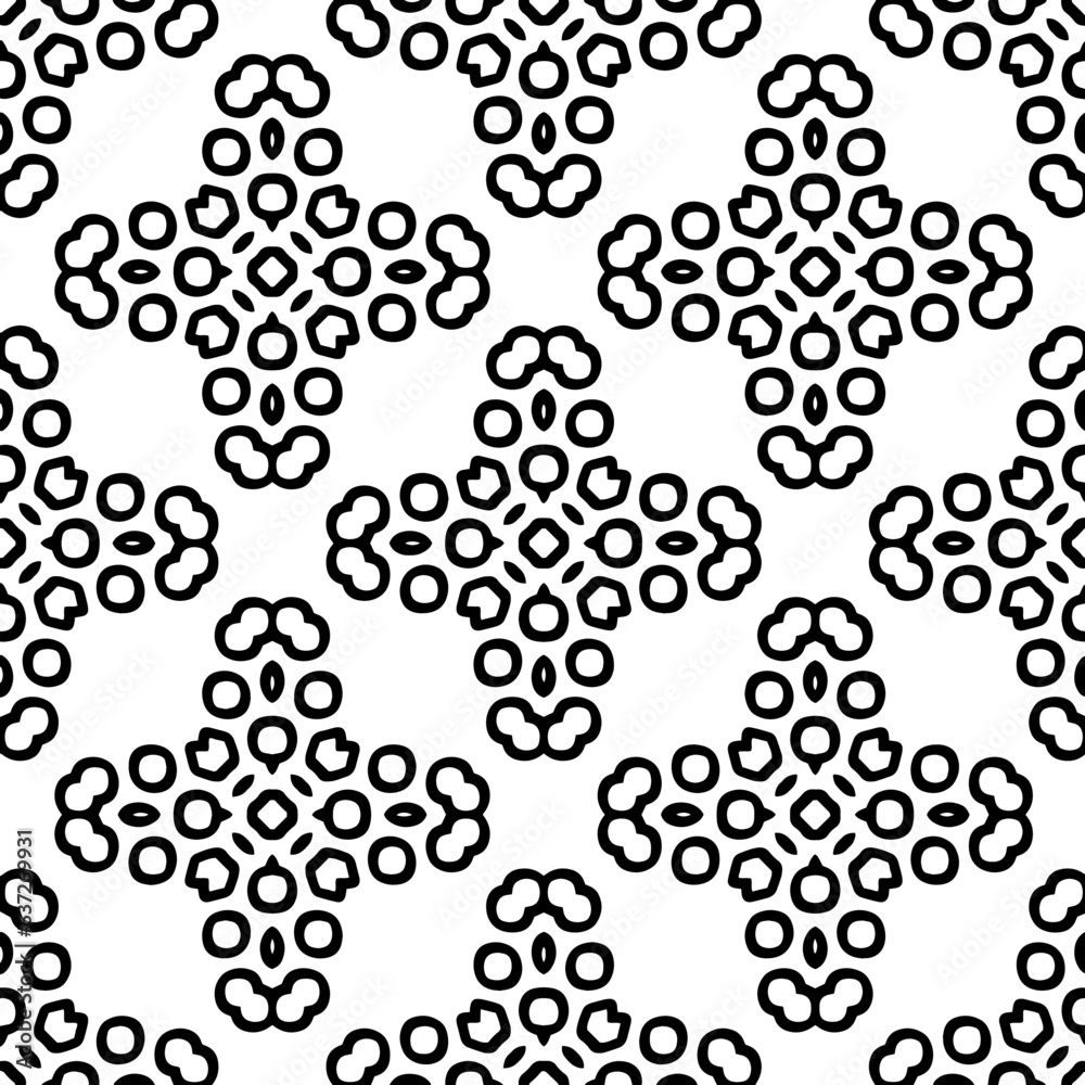 White background with black pattern. Seamless texture for fashion, textile design, on wall paper, wrapping paper, fabrics and home decor. Simple repeat pattern. White background with black pattern. Seamless texture for fashion, textile design, on wall paper, wrapping paper, fabrics and home decor. Simple repeat pattern.