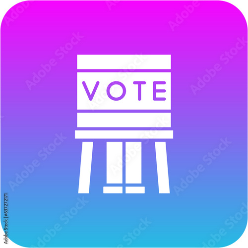 Voting Booth Icon