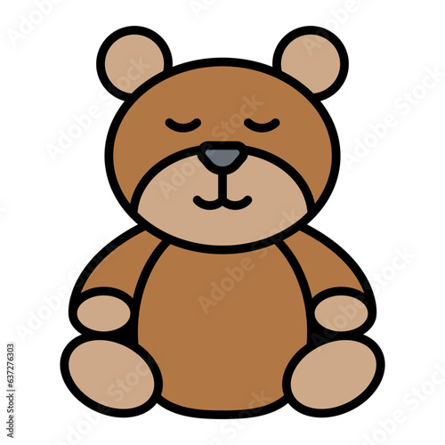 Teddy bear icon