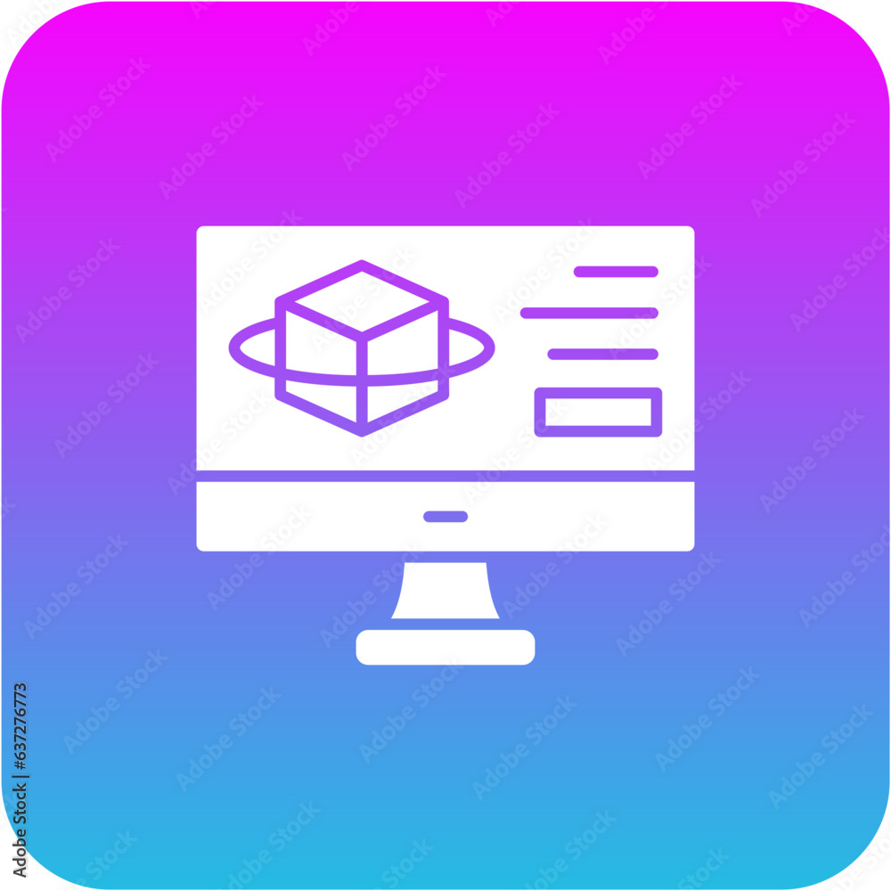 3d Modeling Icon