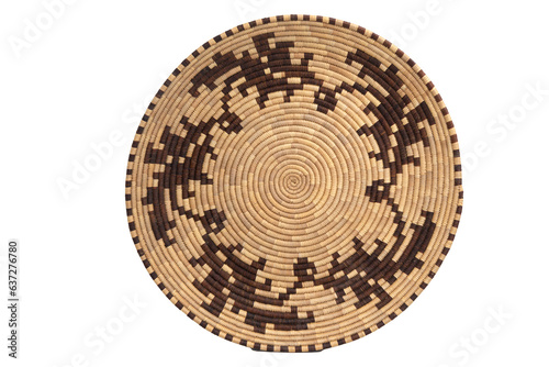 Closeup of typical sardinian wicker basket