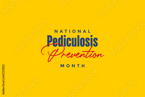 National Pediculosis Prevention Month